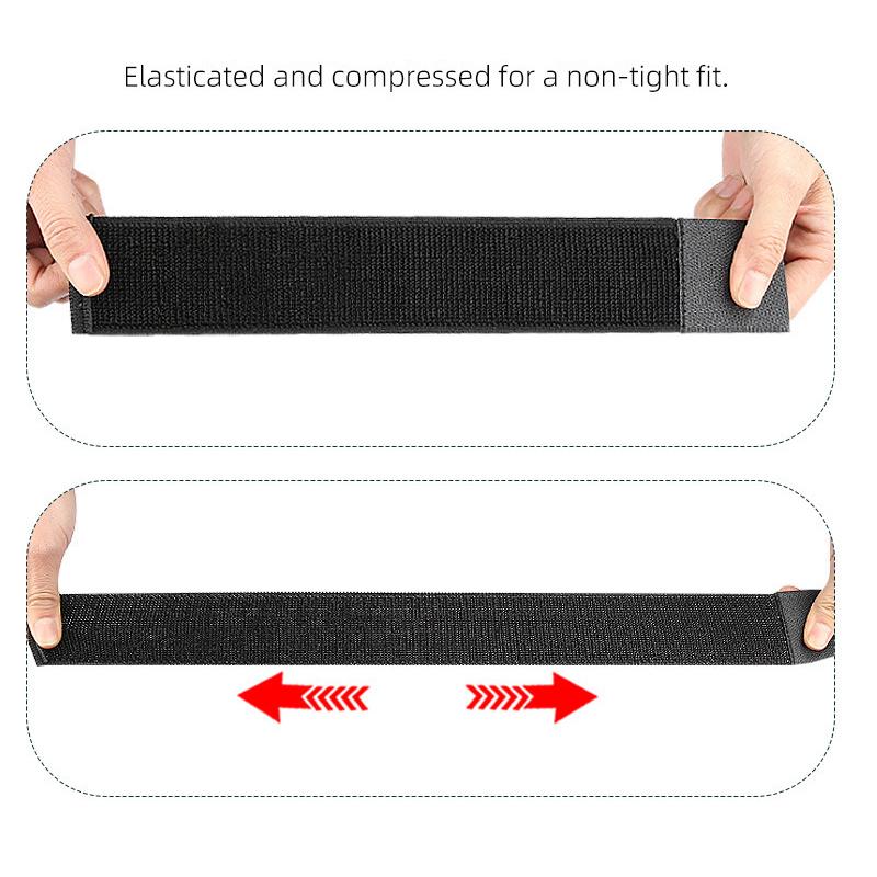 

1Pair Black Ankle Protection Exercise Fixation Strap Adjustable Elastic Prevent Injury Protective Gear Tools one size