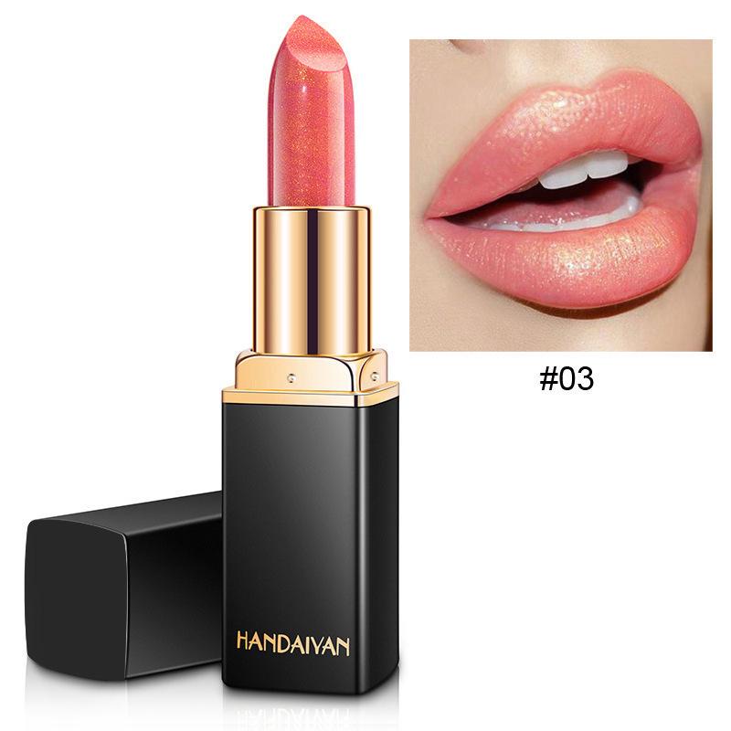 HANDAIYAN Mermaid Shimmer Color-Changing Temperature-Adjusting Lipstick & Gloss.