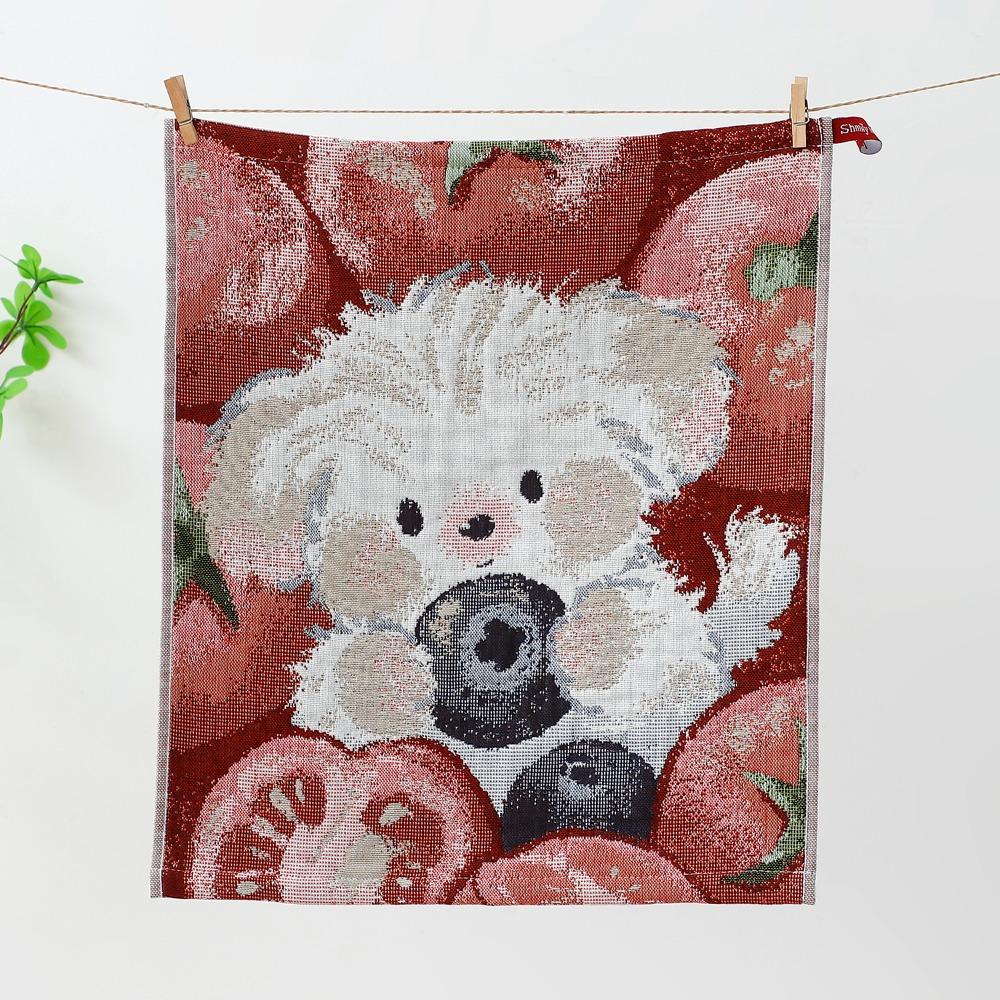 

34x40cm Handkerchief Towel Cartoon Kitchen Towel High Quality Large Hand Towel Home Restaurant 2
