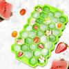 148 Cavity Honeycomb Ice Cube Trays Reusable Silicone Ice Cube Mold BPA Free Ice Maker with Removable Lids Ice Cube Maker