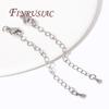 2/5/10Pcs 18K Gold Color Extension Extended Tail Chains with Lobster Clasps Connectors For Jewelry Making DIY Bracelet Findings
