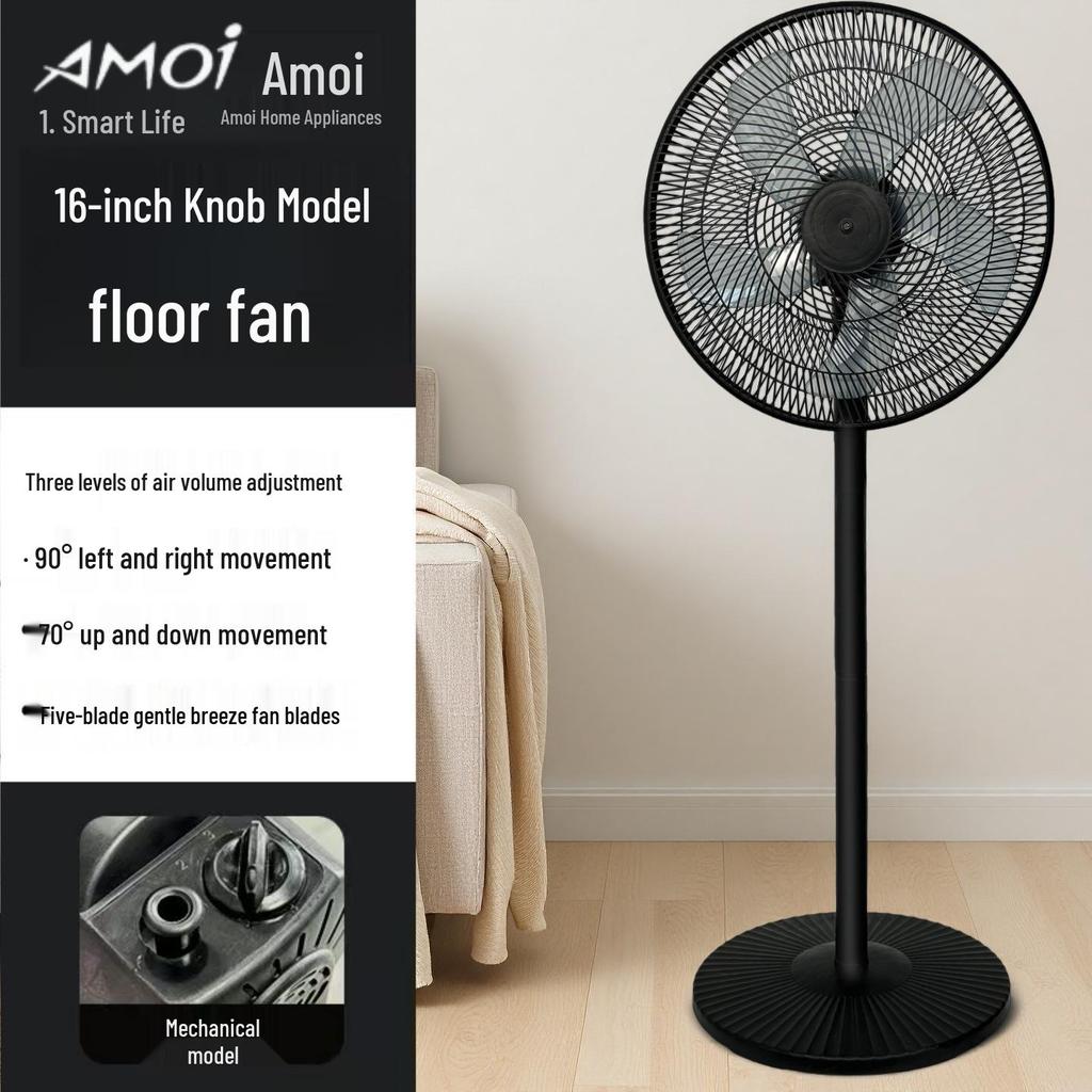 Ventilatore a Pavimento Xiaxin da 16 pollici - 8 Velocità, Telecomando Smart, Flusso d'Aria Ampio e Silenzioso