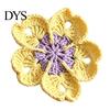Absorbent Tableware Pads Handmade Crochet Flower Coasters for Drinks, Thermal Insulation Table Mat Cute Desk Decor Accessories Coffee Mugs And