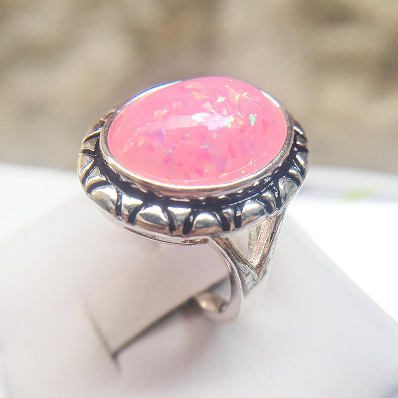 Jewelry, Popular Court Retro Rings, Female Opal Rings