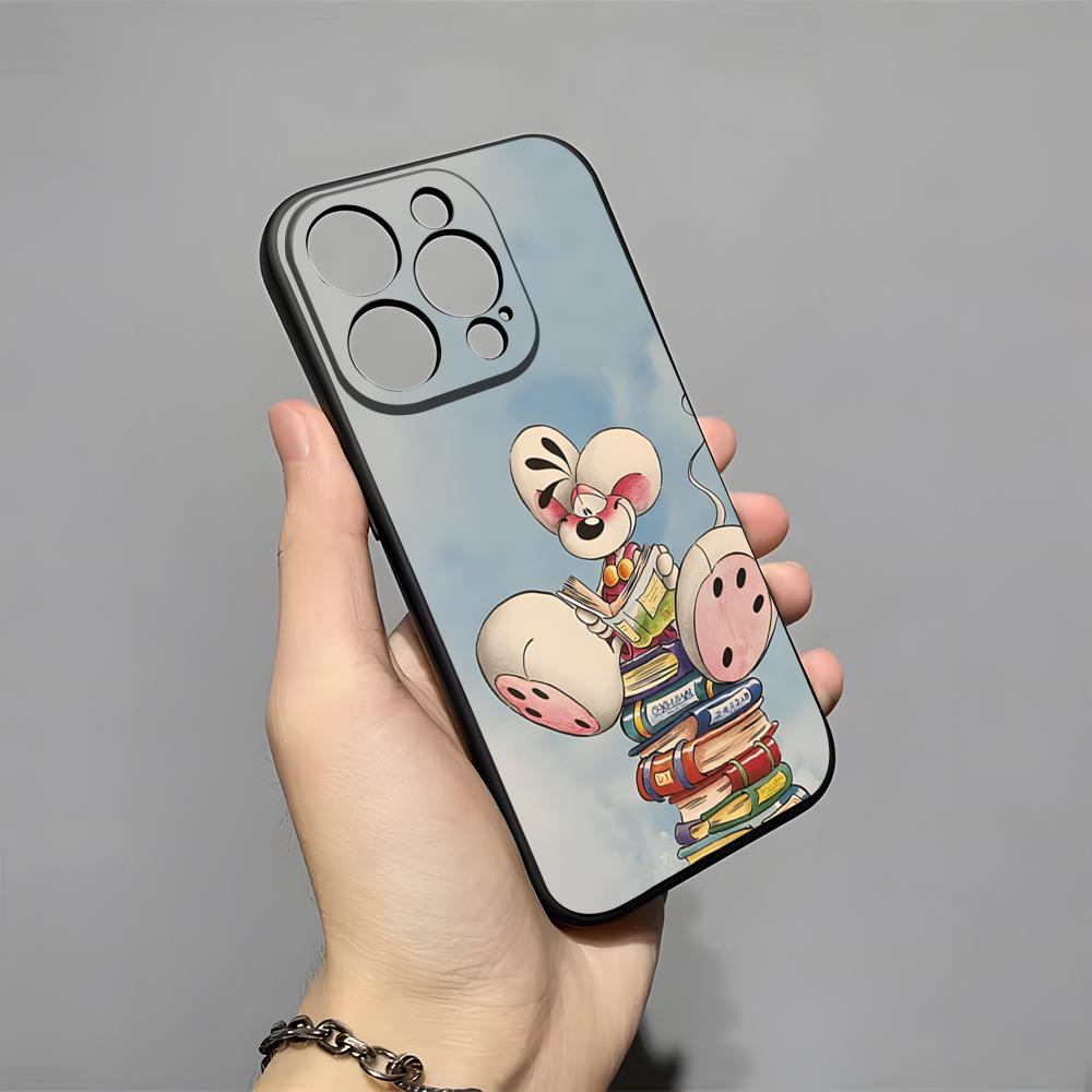 Cartoon D-Diddl Phone Case For IPhone 17 Pro Max 16 15 14 Pro Max 13 11 X Xs Xr 8 7Plus Silicone Cover