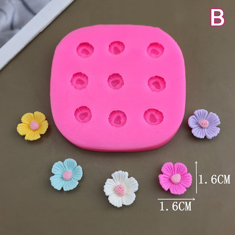 Gänseblümchen Kamelienblume Silikonform Backformen Fondant Kuchen Dekorationswerkzeuge Schmetterlingsform Harz Ton Schokolade Backformen