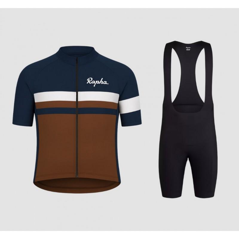 Maßgeschneidertes Radtrikot-Set Kurzarm-Oberteil Shorts Fahren Atmungsaktiv Feuchtigkeitstransportierend Unisex