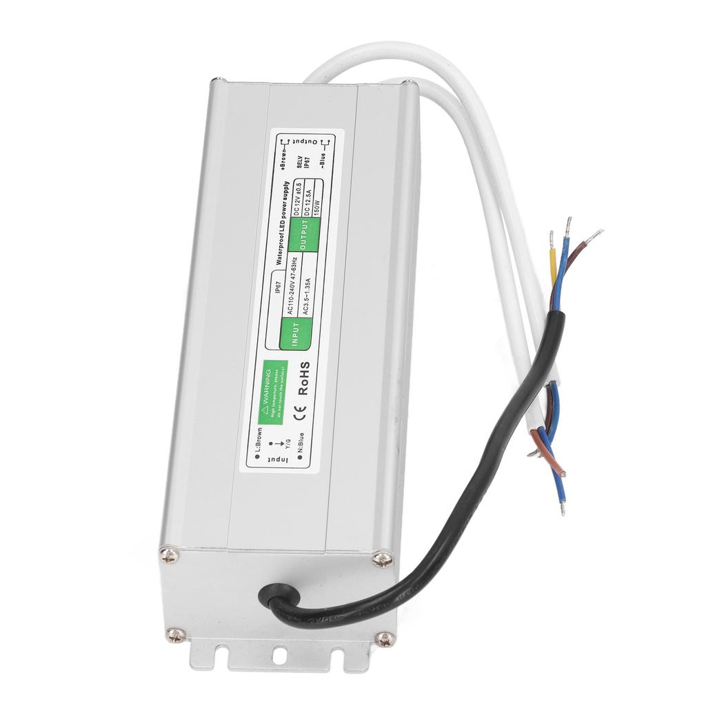 LED Power Transformer IP67 Waterproof Short Circuit Protection LED Driver AC 110V‑240V 150W