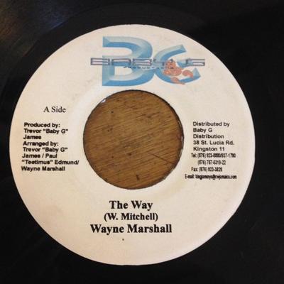 7inch Record WAYNE MARSHALL - The Way NONE Baby G Producti 2004 Jamaica Reggae, Ska & Dub Used