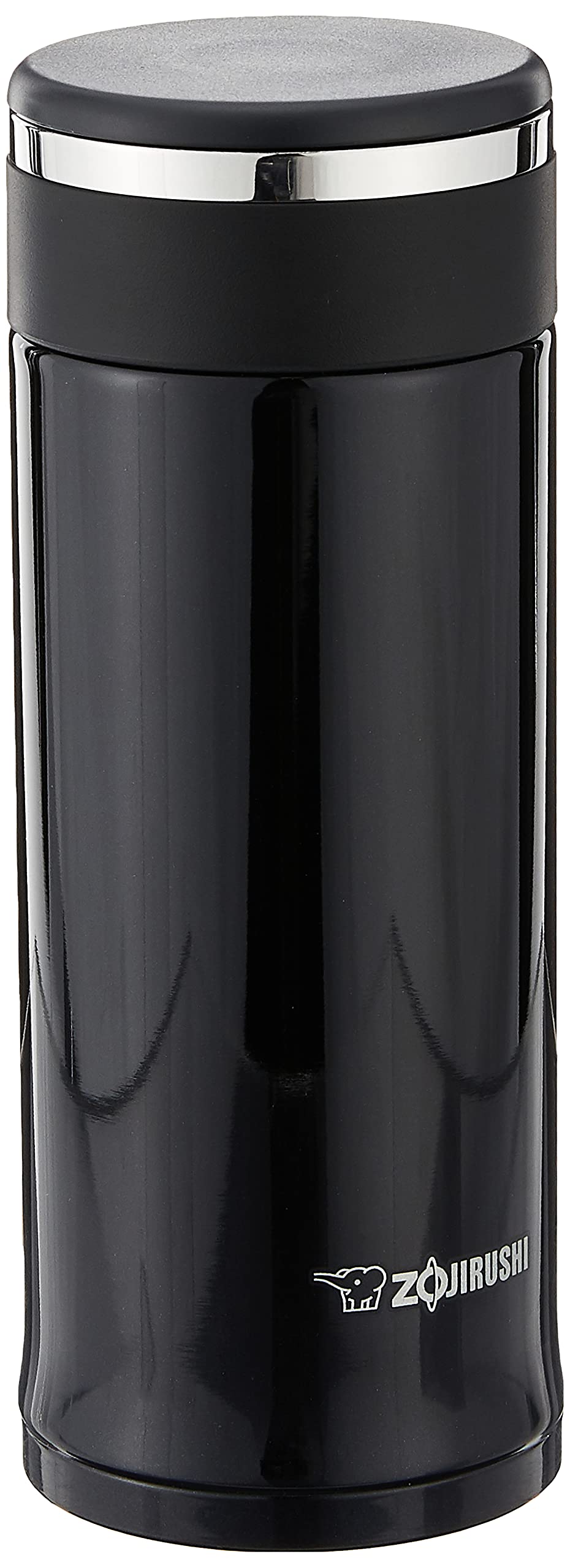 

Zojirushi (ZOJIRUSHI) Stainless Steel Water Bottle, Direct Drinking, 360ml, Black, SM-JD36-BA