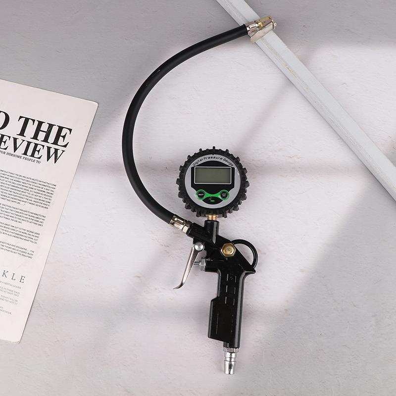 220Psi Auto Motorrad Multifunktionaler Reifenluftdruck-Überwachungsmessgerät Tester Luftkompressor Zifferblattmessgerät Aufpumppumpe Werkzeuge