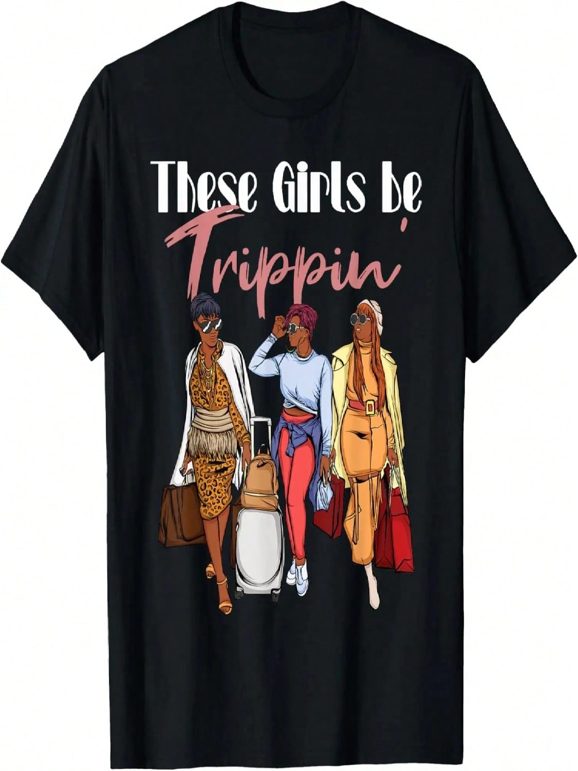 The Girls Be Trippin For Girls Trip 2024 T-Shirt S разноцветный