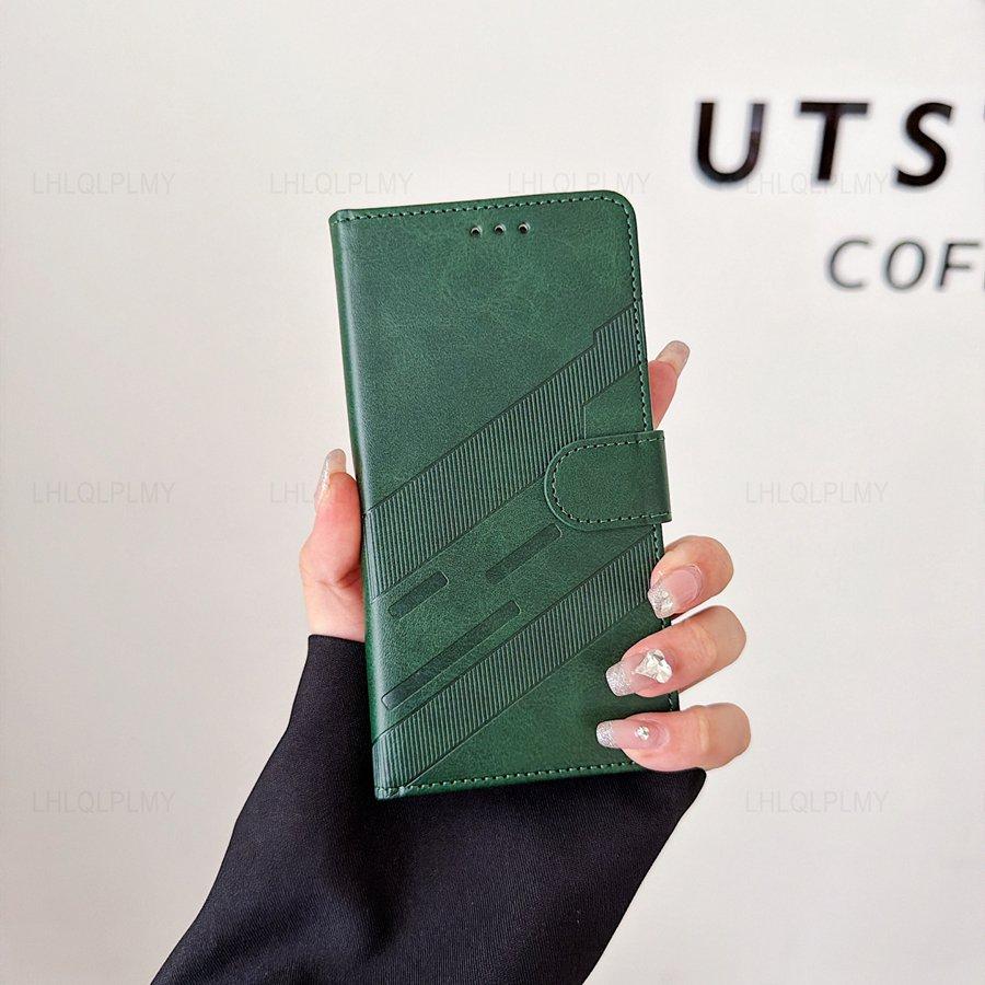 Retro Texture Leather Flip Case For Samsung Galaxy A36 A37 A26 A17 A15 A16 A05 A06 A07 A57 A35 A56 5G S22 S23 S24 S25 FE S26 Ultra Wallet Phone Cover