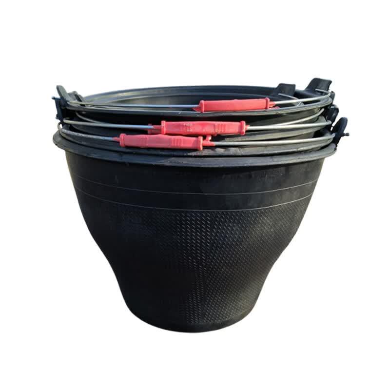 Small Plastic Construction Bucket with Handle