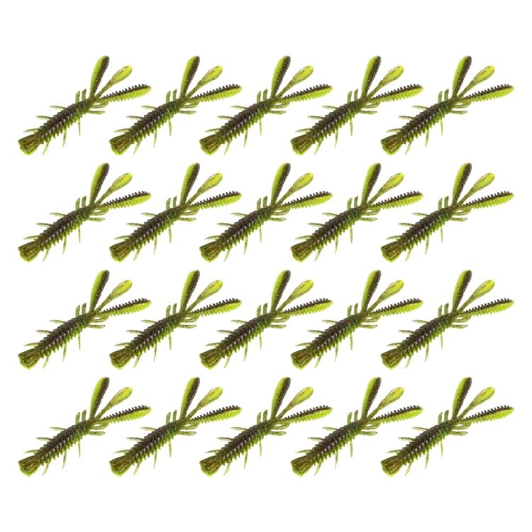 20PCS Soft Fishing Crawfish Lure Lobsters Baits Artificial Fishing Lures Baits Swimbait Soft Plastic Lures Easy to Use