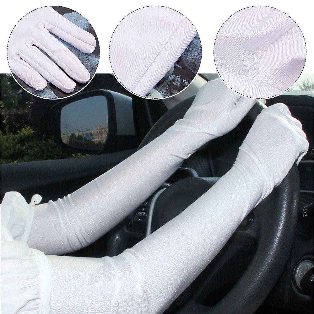 Elasticity Long Anti-UV Gloves Dust-proof Sun Protection Gloves Fashion Driving Gloves  Opera Party