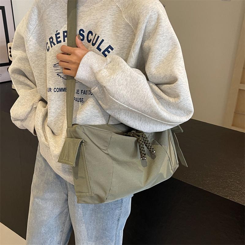 Холщовая сумка через плечо Женская большая сумка Большая вместительная дорожная сумка — фото 7