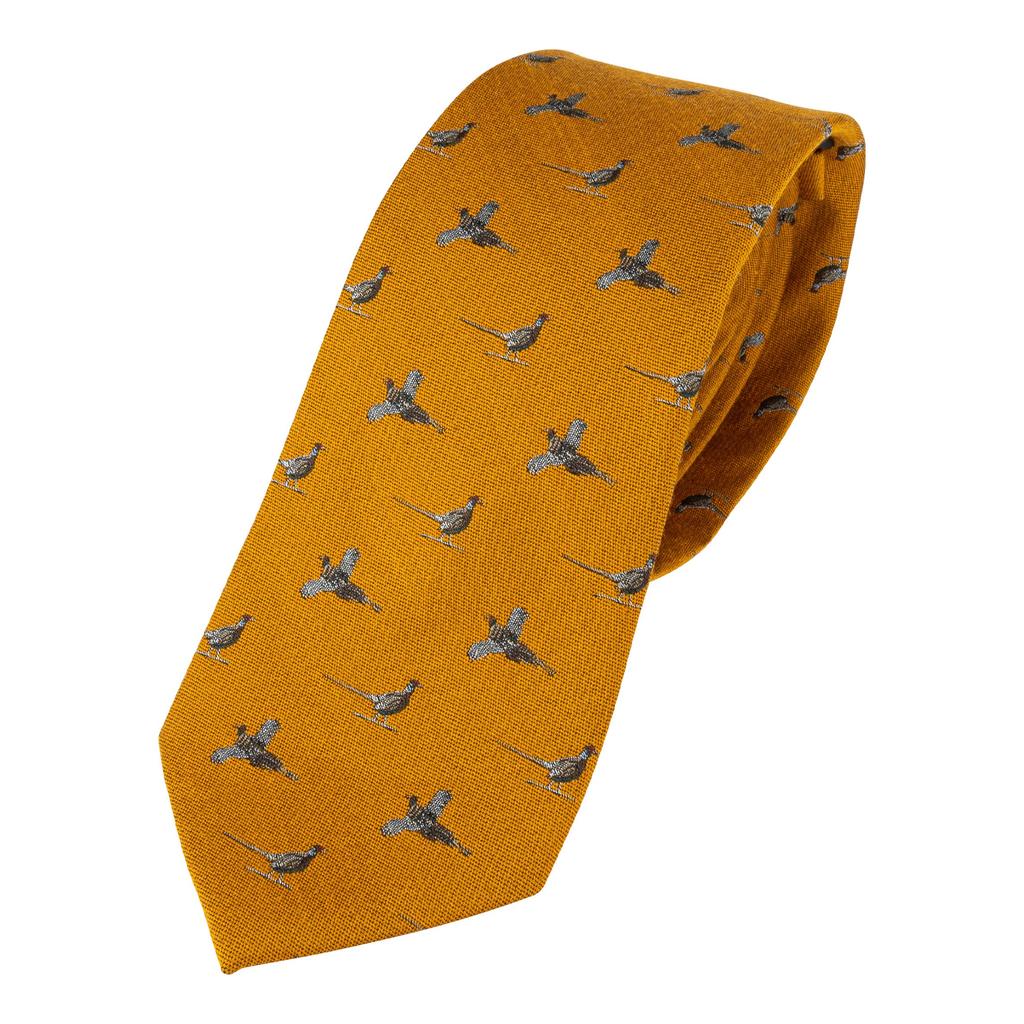 Jack Pyke Pheasant Silk Tie