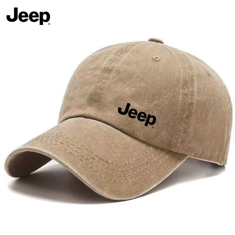 Jeep-style washable soft top cap, unisex baseball cap, versatile new high-quality cap, outdoor peak cap, sun hat AKT1