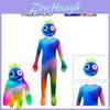 Roblox Rainbow Friends Cosplay-Kostüm: Farbenfroher und strapazierfähiger Kinder-Overall für die Halloween-Party