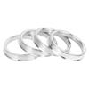 INFINAUTO Hub Centric Rings 54.1mm Inner To 63.1mm Outside Diameter Vehicle Wheel Hub Rings Aluminum Alloy 4pcs