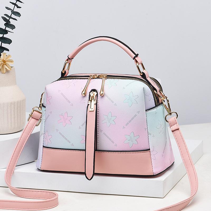 

2023 Popular Portable Crossbody Women s Bag Fashionable Stylish Multi-layer Large Capacity Pillow Bag рожевий