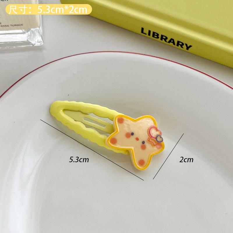 

Cute, Sweet, Star Hairpin, Elastic and Durable Hair, Forehead Bangs Clip, Children s Hair Band, Duck Bill Clip, Headdress.