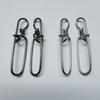 Stainless Steel Double Insurance Inside Lock Pin Quick Ringlock for Hard Soft Lure Bait Saltwater Fishing Connector