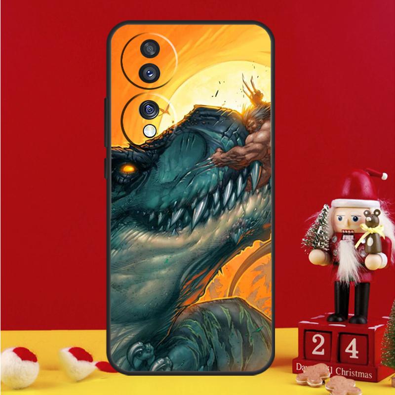 T Rex Dinosaur Tyrannosaurus Case For Honor Magic 7 6 8 Pro Honor Win X9a X9b X9c X9d X8c X8b 50 70 90 200 400 Lite Cover