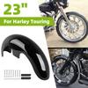 Motorcycle 23 Inches Mudguard Front Fender Bagger For Harley Touring Road King Electra Glide Street Road King Glide Ultra