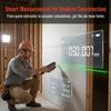 Rechargeable Laser Tape Measure Retractable Laser Rangefinder Electric Measuring Tool  Renovation