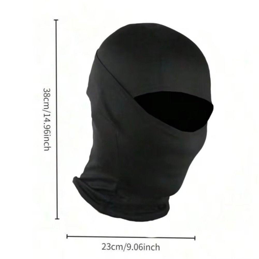 Atmungsaktive Sturmhaube Gesichtsmaske Schnelltrocknende Kopfbedeckung Modische Motorradmaske Fahren Radfahren