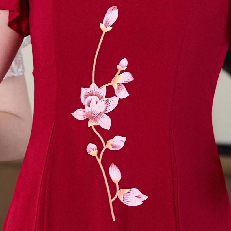 Pasite New Chinese Style Mother of the Bride Dress