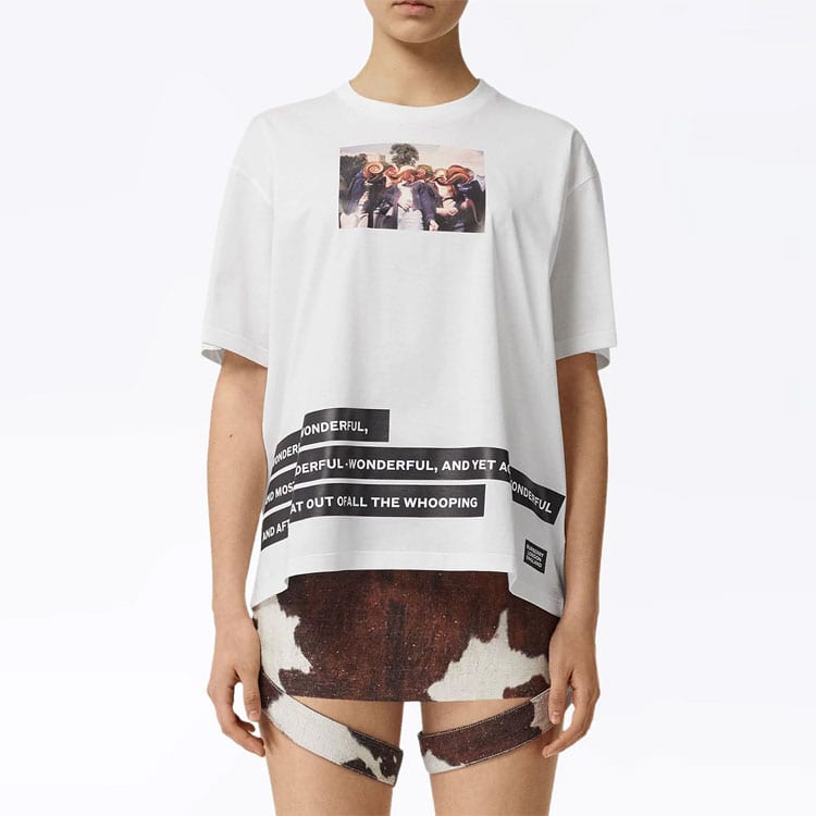 Burberry T Shirts Unisex Crew Neck Moderate 45605261
