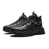 Li Ning Shan Xing WNTR HIGH Synthetic Leather Fleece lined Thermal High top Casual Shoes Men's Black AGLV169-1