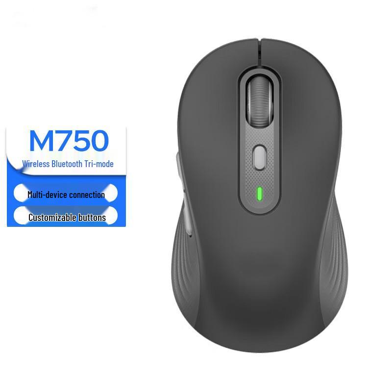 Universal M750 Wireless Silent Mouse: 2.4G Bluetooth, Three-Mode for Home and Office