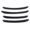 ABS Black Car Fender Flares Mud Flaps Arch Wheel Eyebrow Lips Strips sticker Trim For Fiat 500 2016-2025 Exterior Accessories