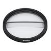 49mm Double Half Moon Special Effects Filter Center Split Diopter Lens Filter for Photography SLR Camera Accessories