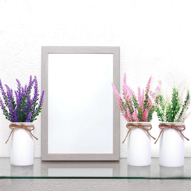 M-Modern-12Pcs Farmhouse Vase Decor Vintage Flower Vase With Twine Bow Metal Vases For Flowers Rustic Vase For Table Centerpiece