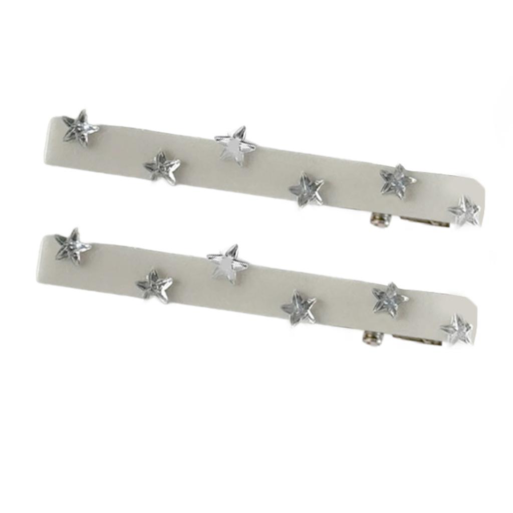 Fünfzackiger Stern Haarspange Mit Strass – Elegante Hairclips Für Damen, Party & Alltag – In Silber & Gold