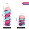 Borraccia Pieghevole in Silicone per Viaggi all'Aperto e Sport con Colori