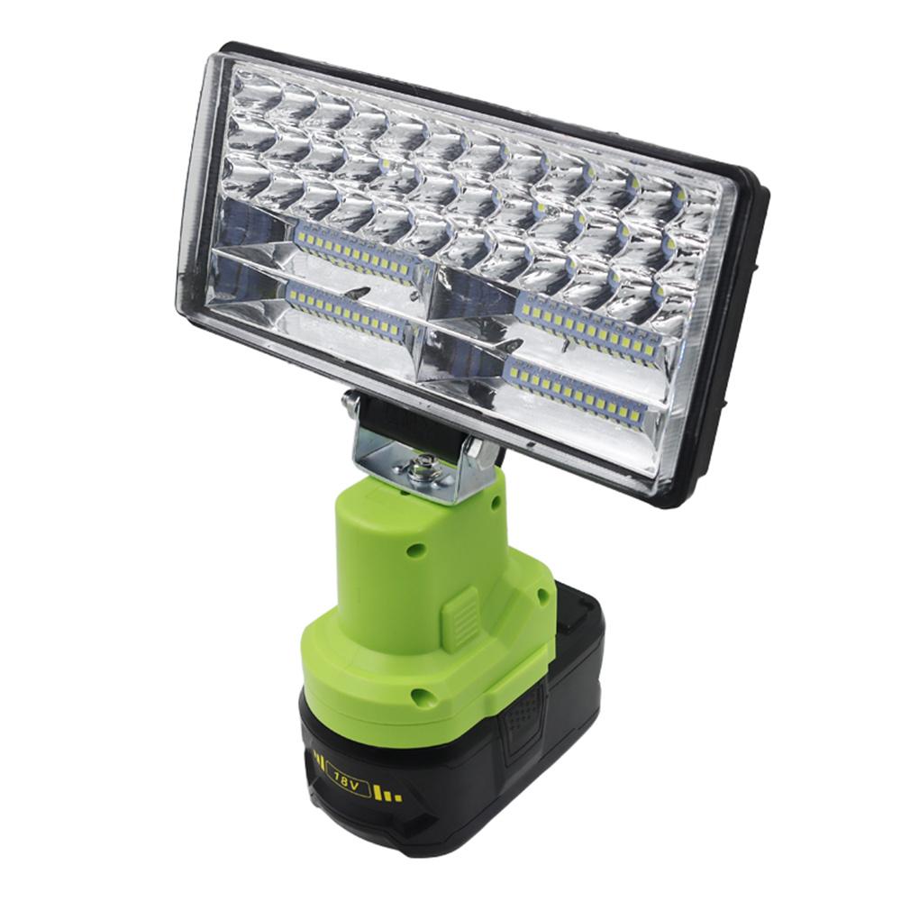 8" 84LED 180W Cordless LED Work Light  For RYOBI 14.4V 18V Lithium Nickel One+ Battery P108