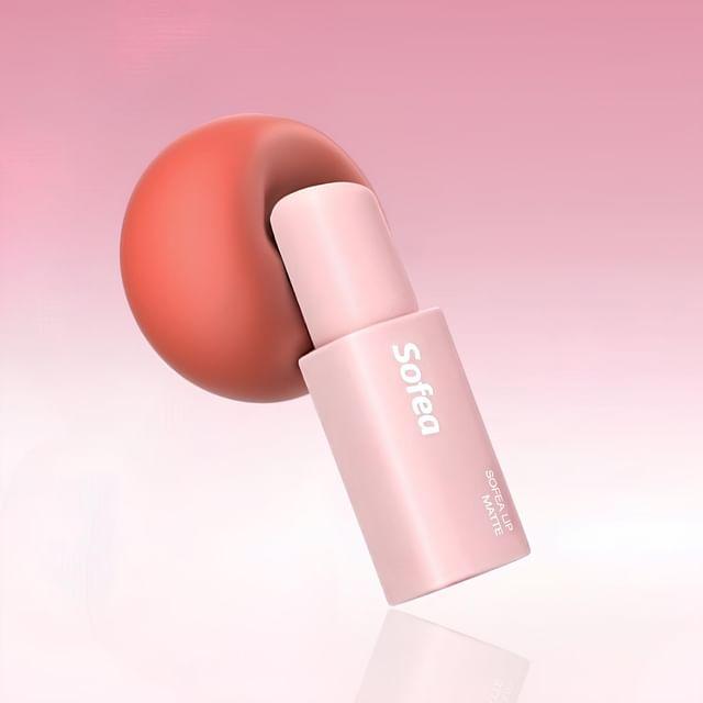 Sofea - Мягкая матовая помада-мусс для губ - 5 цветов 01# Rose Pink Brown - 5g