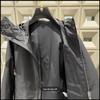 Men's High-End 3-in-1 Hooded Down Jacket - Windproof & Rainproof Storm Coat