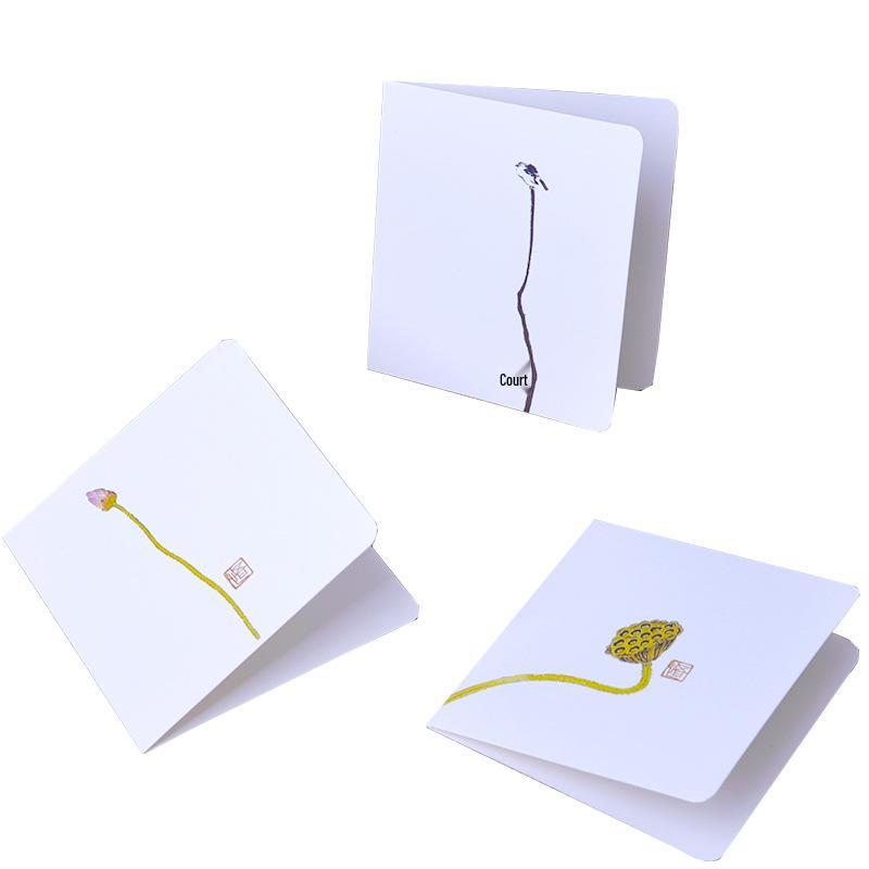Artistic Chinese Greeting Card: Creative Birthday & Festival Blessings for Business