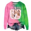 Women's Loose Comfortable Casual Fashionable Character Printing Round Neck Long Sleeved Sweatshirt