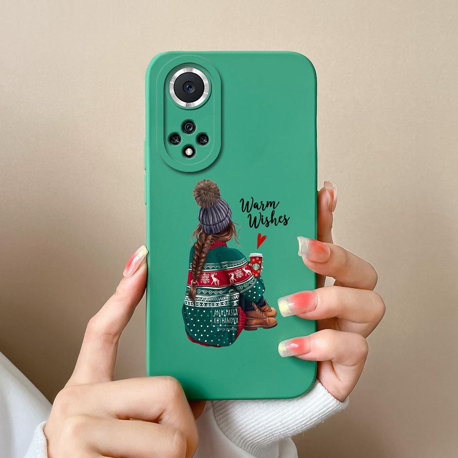 

For Huawei Nova 9 Pro SE Case Pretty Butterfly Cartoon Shockproof Liquid Silicone Shell For Huawei Nova9 Pro SE Fashion Fundas Huawei Nova 9