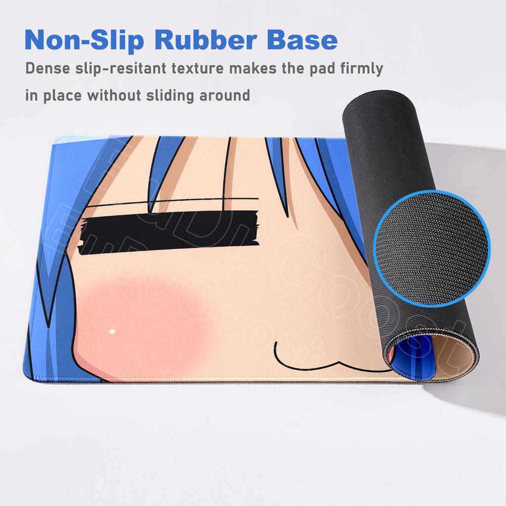 Large Office Cabinet Keyboard Mat Anime Lucky Star Konata Izumi's Mouse Pad PC Accessories Large Cute Locking Edge Laptop Carpet