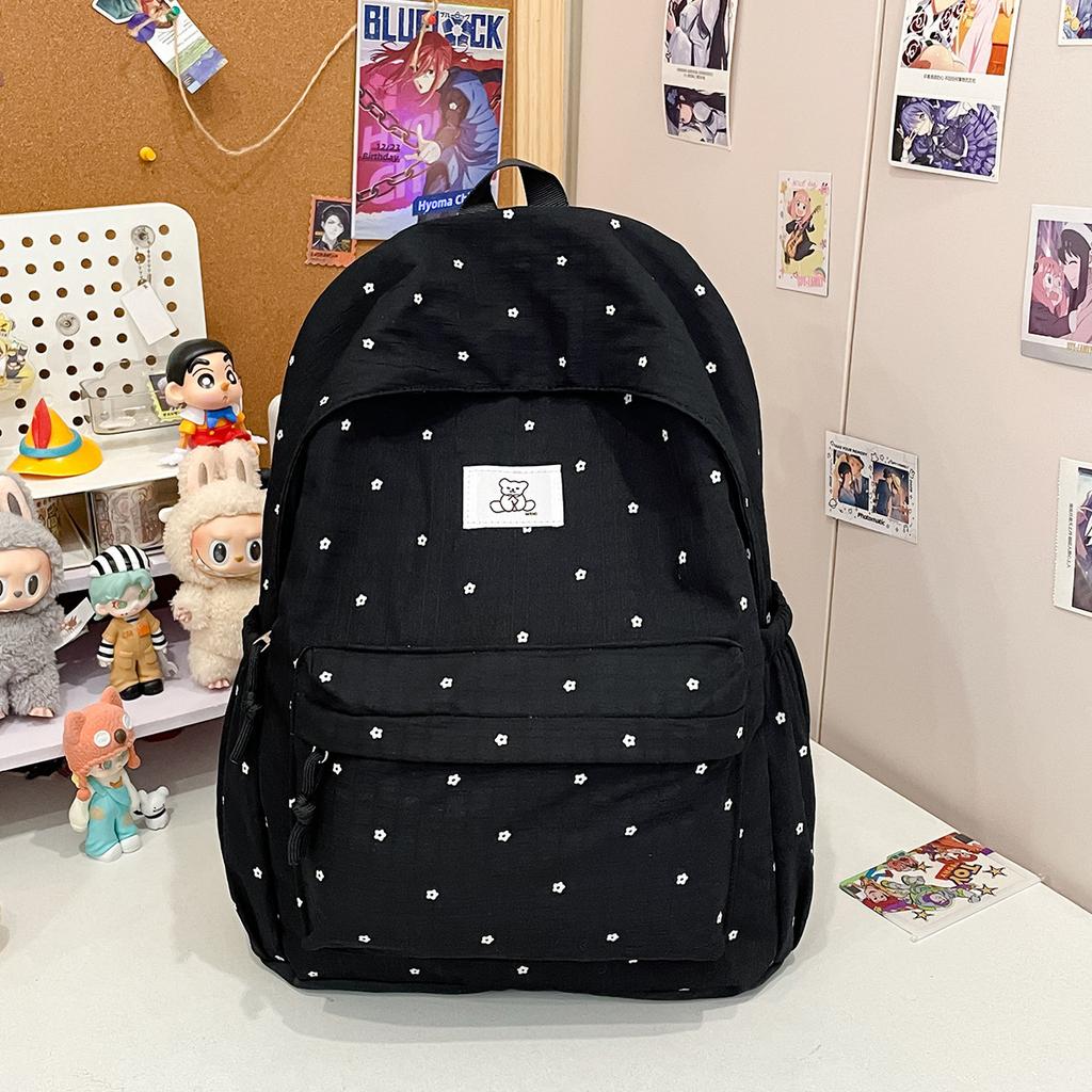 Polka Dot New Cute and Fresh Class Commuter Backpack Large Capacity Junior High School Student Versatile Girl Student Backpack