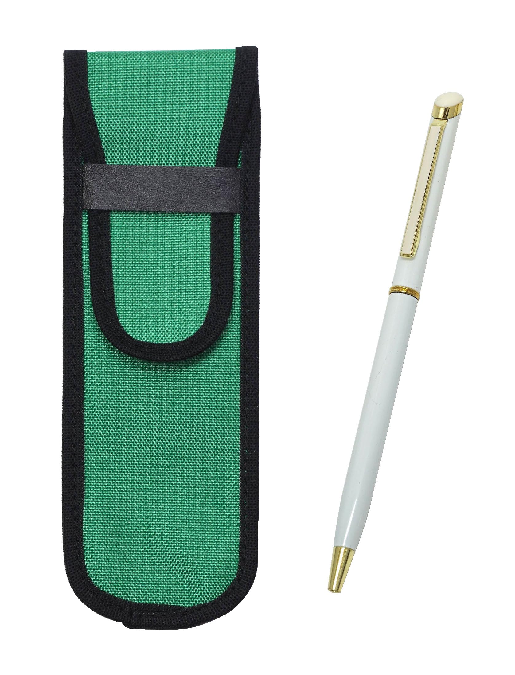 

Takizawa Green Cloth Pencil Case with Epoxy Rotating Ballpoint Pen Set (White), 3-Pack, T23-NK02G-WD002-W-3 белый
